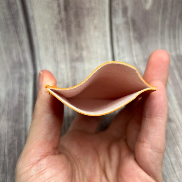 NIB HERMES Mirror in Logo Case/ Card Holder Orange GWP Gift - Picture 9 of 11